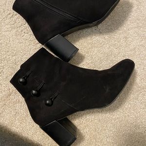 Black ankle boots